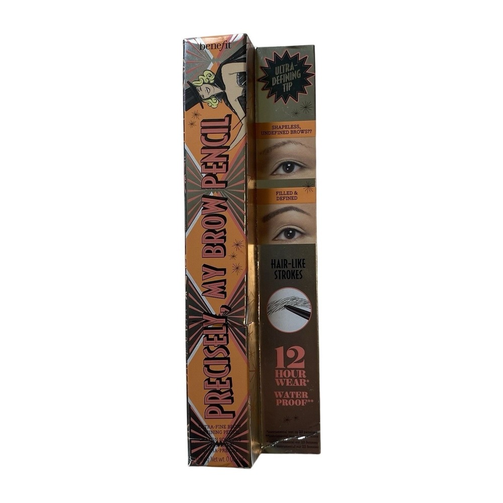 Benefit Precisely, My Brow Pencil Ultra Fine Brow Pencil Full Size Shade 6 NEW
